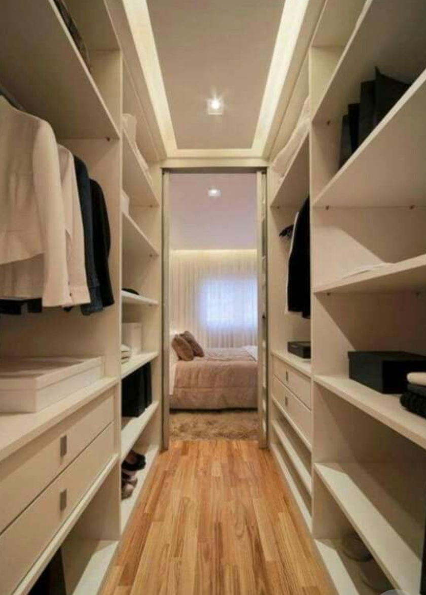 П-образная гардеробная комната в спальню Чебоксары