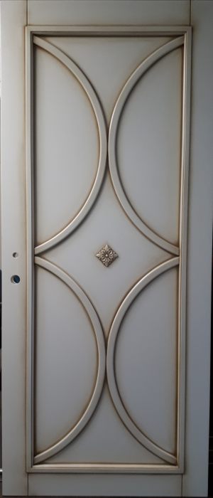 Межкомнатная дверь в профиле массив (эмаль с патиной) Чебоксары